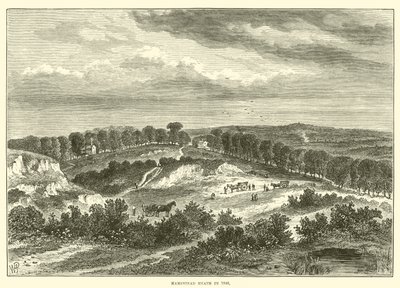 Hampstead Heath in 1840 door English School