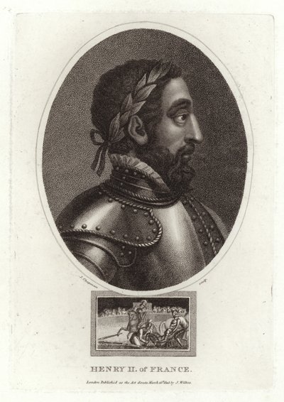 Hendrik II van Frankrijk door English School