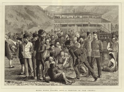 Hong Kong Races in 1876 door English School