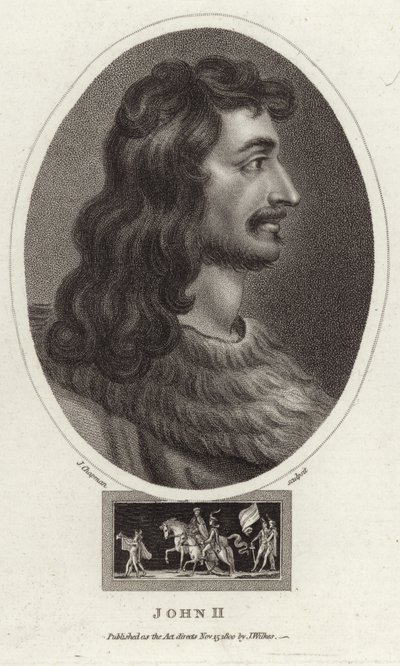 Koning Jan II van Frankrijk door English School