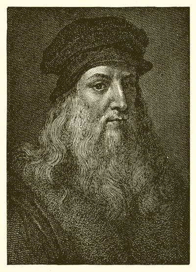 Leonardo da Vinci door English School