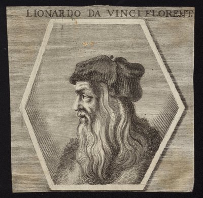 Leonardo da Vinci door English School