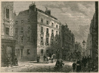 Longs Hotel, Bond Street, Londen door English School