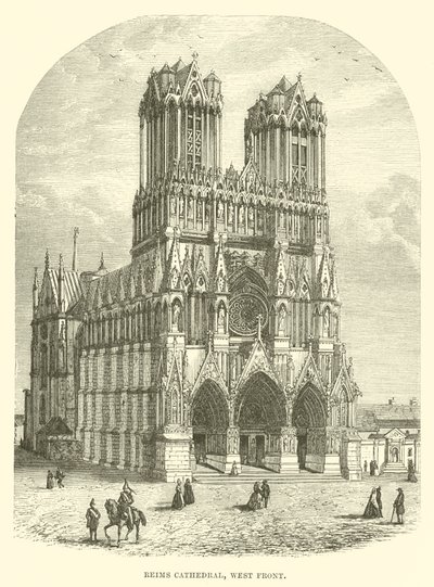 Reims Kathedraal, Westgevel door English School