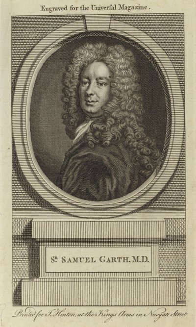 Sir Samuel Garth, M D door English School