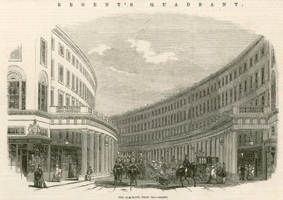 The Quadrant, Regent Street, Londen door English School