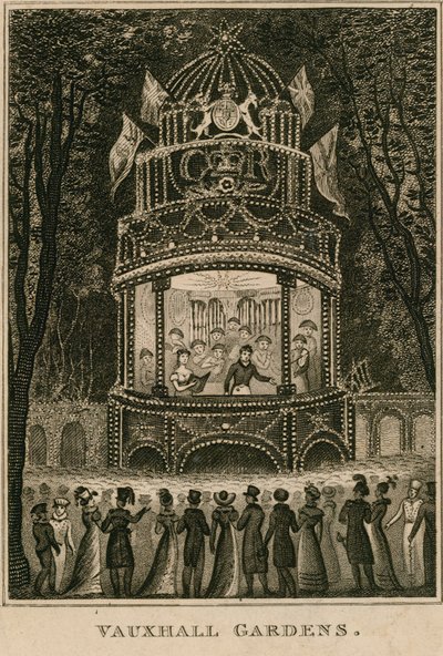 Vauxhall Gardens, Londen door English School