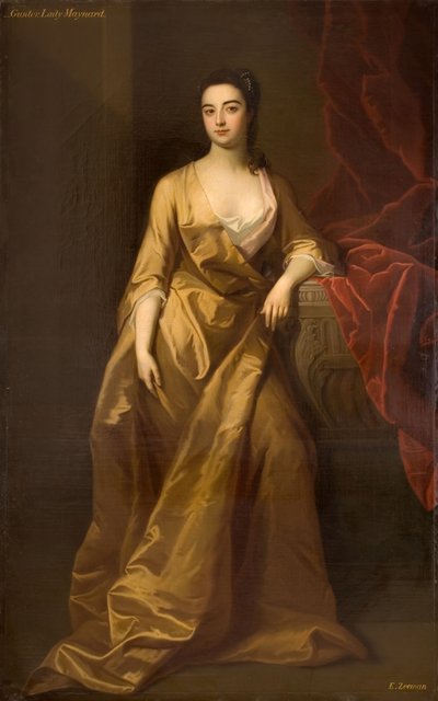 Portret van een Dame Maynard, 1745 door Enoch Seeman