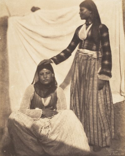 Wassileh en Lhedeh, Ghawagea, 1852 door Ernest Benecke