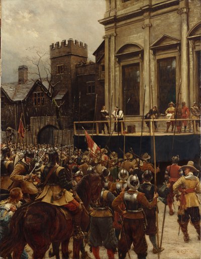 Whitehall, 30 januari 1649, 1890 door Ernest Crofts