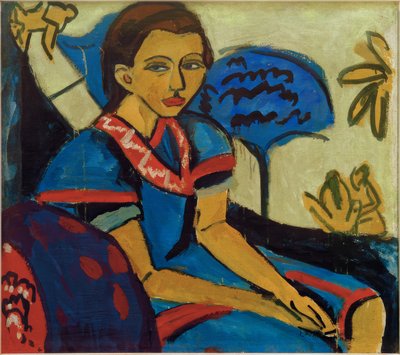 Fränzi door Ernst Ludwig Kirchner