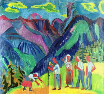 Onbekend beeld door Ernst Ludwig Kirchner