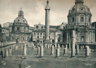 Forum van Trajanus, Rome, Italië, 1927 door Eugen Poppel