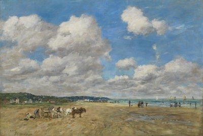 Deauville, 1893 door Eugene Louis Boudin