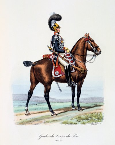 Gardes-du-Corps de Roi door Eugene Titeux