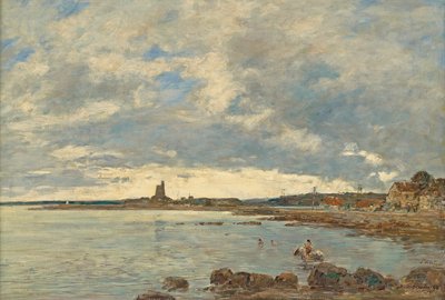 St. Vaast-la-Hougue door Eugene Louis Boudin