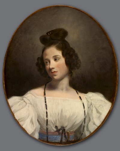 Juffrouw Alexandrine-Julie de la Boutraye door Eugène Delacroix