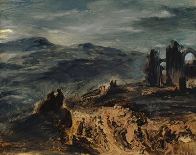 De Heksensabbat door Eugène Delacroix