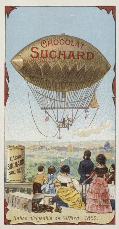 Giffards bestuurbare luchtschip, 1852 door European School