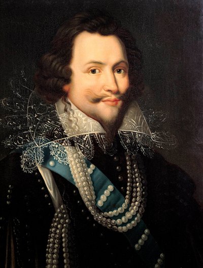 Portret van George Villiers door Fanny Robert