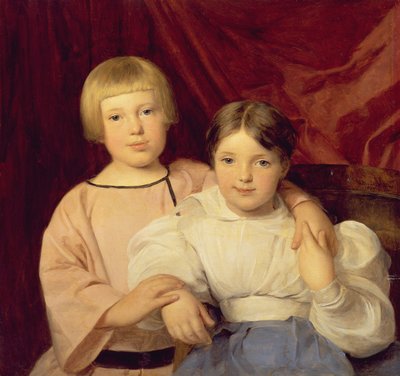 Kinderen door Ferdinand Georg Waldmuller