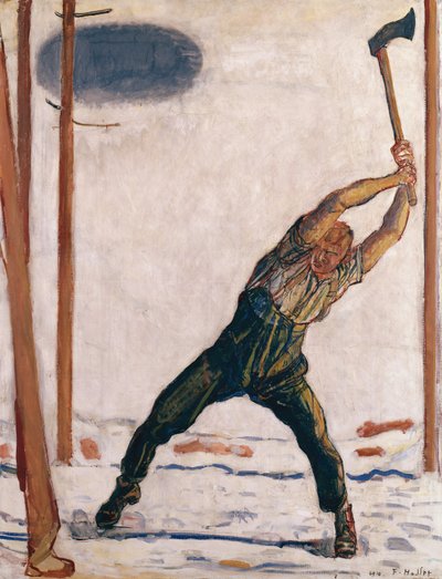 De Houthakker door Ferdinand Hodler