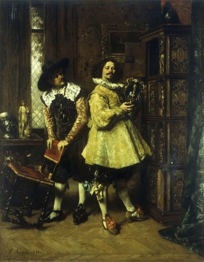 De kenners door Ferdinand Roybet