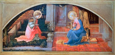 De Annunciatie, ca. 1450-1453 door Filippino Lippi