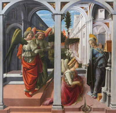 Annunciazione Martelli door Filippo Lippi