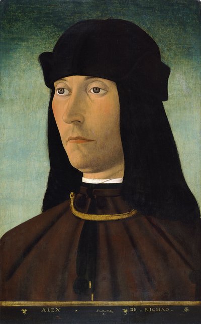 Portret van Alessandro de Richao door Filippo Mazzola