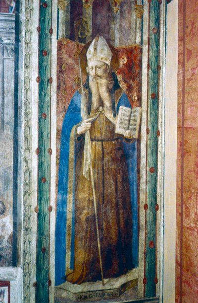 St. Johannes Chrysostomus, midden 15e eeuw door Fra Angelico