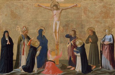 De kruisiging, mogelijk ca. 1440 door Fra Angelico