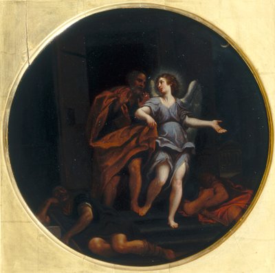 Sint Petrus bevrijd uit de gevangenis door Francesco Albani