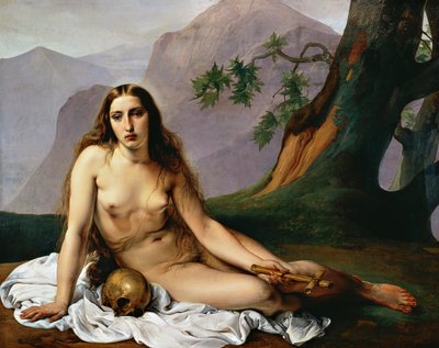 Boetvaardige Magdalena door Francesco Hayez