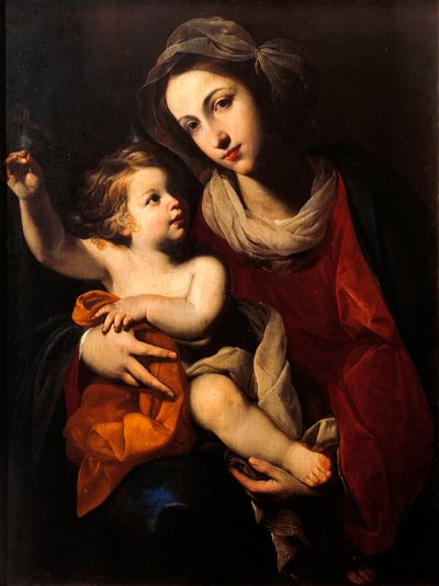 Madonna en Kind door Francesco Solimena door Francesco Solimena