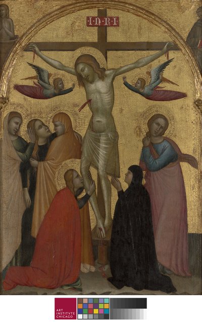 De kruisiging, c.1370 door Francescuccio Ghissi