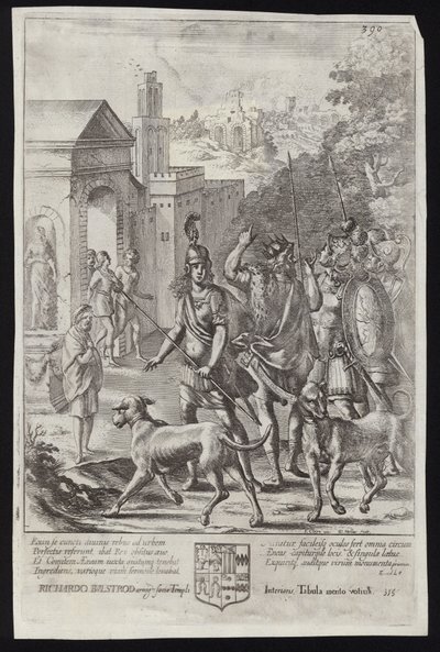 Evander en Aeneas in Palentium door Francis Cleyn