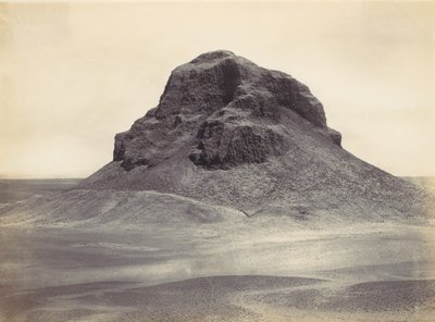 Piramide bij Dahshur, ca. 1857 door Francis Frith