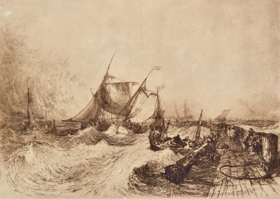 Haven van Calais door Francis Seymour Haden