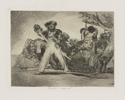 Fuerte cosa es! (Dat is een sterke zaak!) door Francisco de Goya