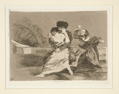 Ze willen niet [sic] (Ze Willen Niet) door Francisco de Goya