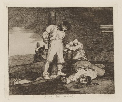 En er is geen remedie door Francisco de Goya