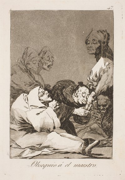 Een geschenk voor de meester door Francisco de Goya