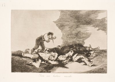 Zijn we hiervoor geboren (12) door Francisco de Goya