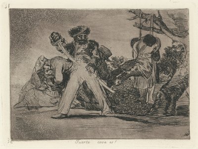 Fuerte cosa es! (Dat is Moeilijk!) door Francisco de Goya