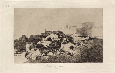 Tanto y mas (Nog erger) door Francisco de Goya