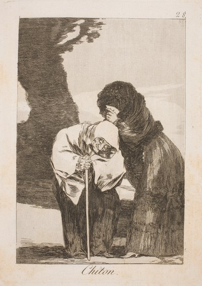 Sst sst door Francisco de Goya