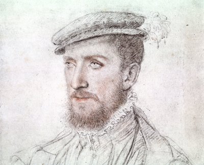 Gaspard de Coligny door François Clouet