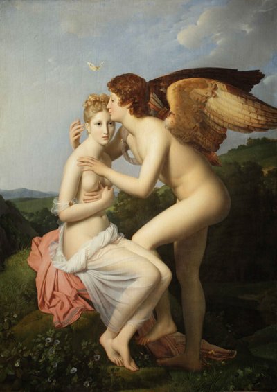 Cupido en Psyche door Francois Pascal Simon Gerard