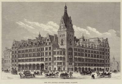 Het Nieuwe Centraal Station Hotel, Glasgow door Frank Watkins